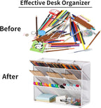 Marbrasse Mesh Desk Organiser Pen Holders Tidy Desktop
