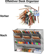 Marbrasse Mesh Desk Organiser Pen Holders Tidy Desktop