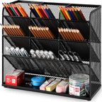 Marbrasse Mesh Desk Organiser Pen Holders Tidy Desktop