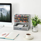 Marbrasse Mesh Desk Organiser Pen Holders Tidy Desktop