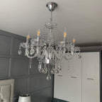 Maria Theresa Crystal Chandelier Clear K9 Glass Ceiling