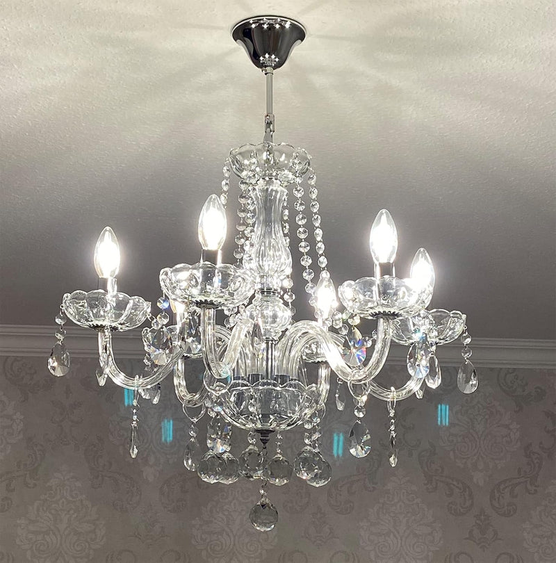 Maria Theresa Crystal Chandelier Clear K9 Glass Ceiling