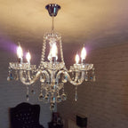 Maria Theresa Crystal Chandelier Clear K9 Glass Ceiling