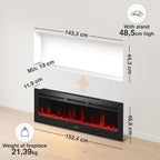 Marlon Pro 24 Electric Fire with Heater