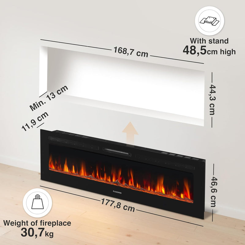 Marlon Pro 24 Electric Fire with Heater