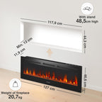 Marlon Pro 24 Electric Fire with Heater