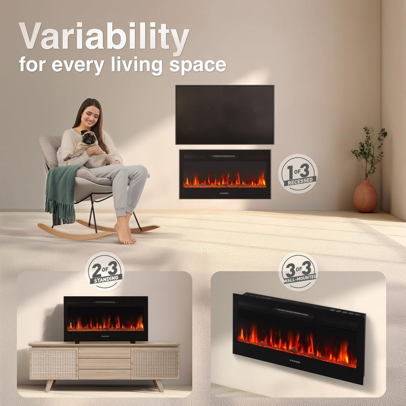 Marlon Pro 24 Electric Fire with Heater
