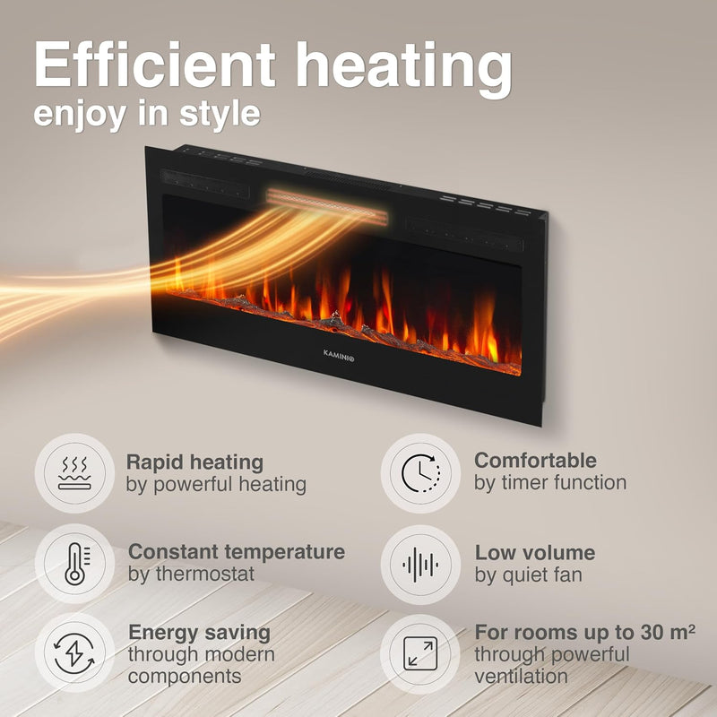 Marlon Pro 24 Electric Fire with Heater