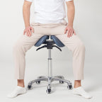 Master Massage Ergonomic Dentist Saddle Stool Split Rolling