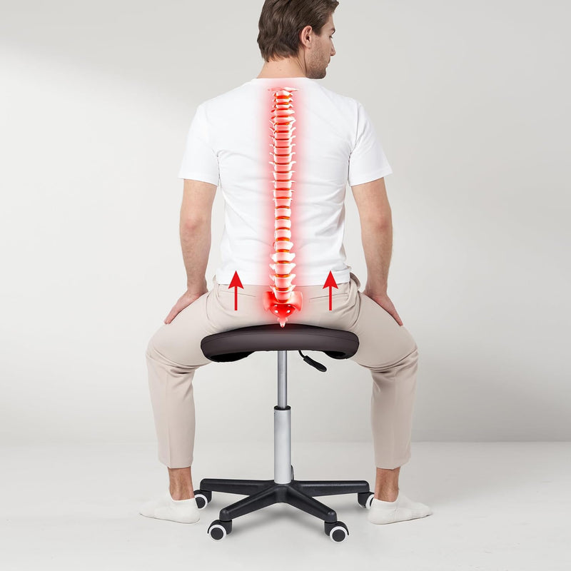 Master Massage Ergonomic Saddle Stool Seat Design Moulded