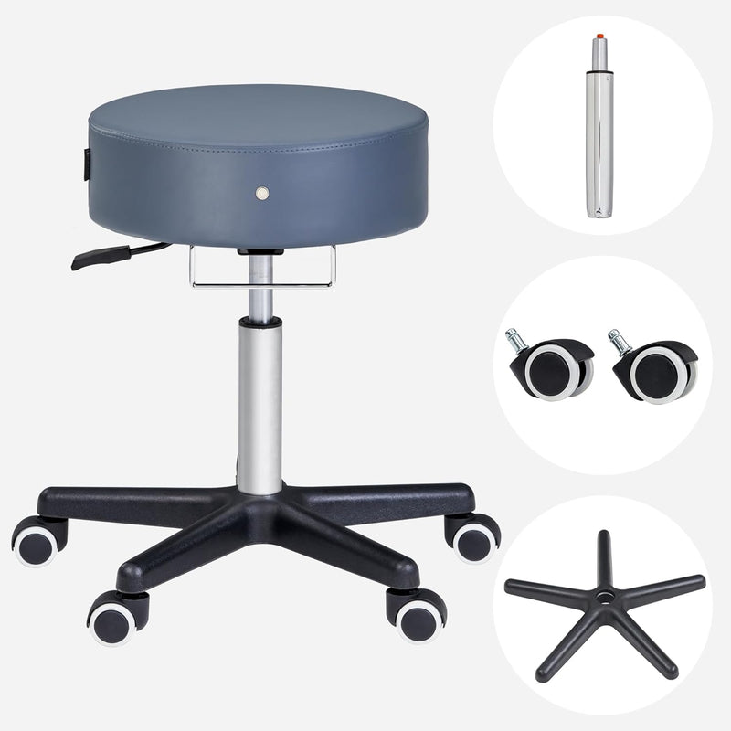 Master Massage Glider Ergonomic Round Swivel Stool Adjustable