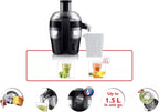 Masticating Juicer Viva Collection 150W 1L Quickclean