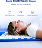 Mat and Pillow Set Acupuncture for Back Neck