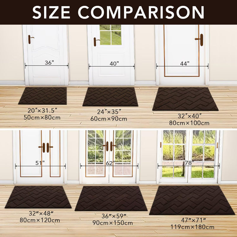 Mat Doormat Indoor Washable Dirt Trapper