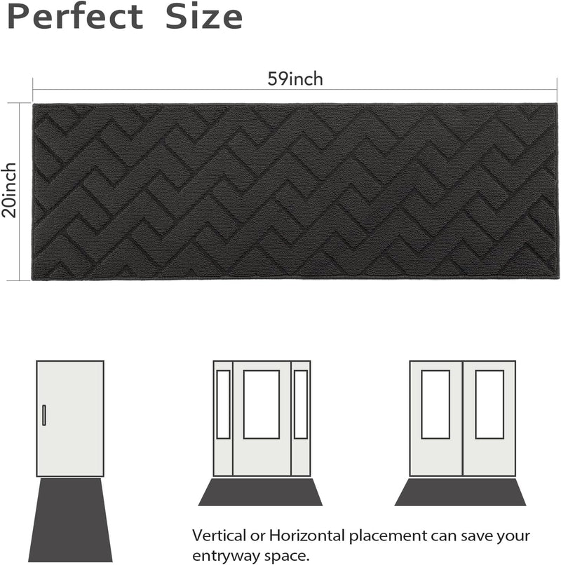Mat Doormat Indoor Washable Dirt Trapper