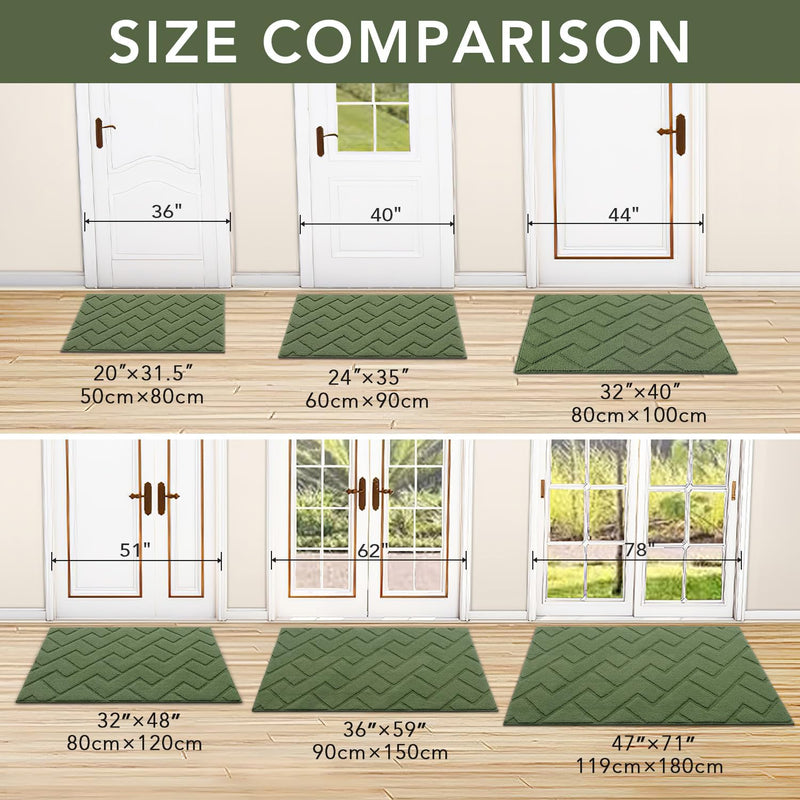 Mat Doormat Indoor Washable Dirt Trapper