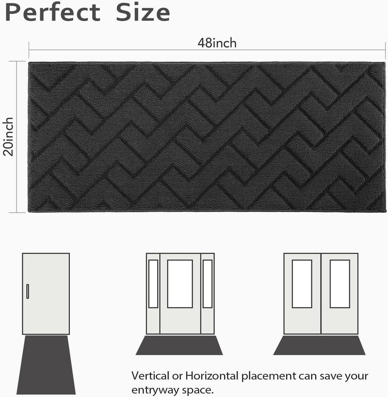 Mat Doormat Indoor Washable Dirt Trapper