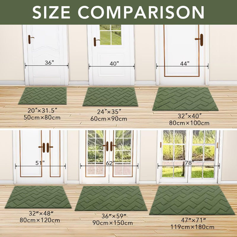 Mat Doormat Indoor Washable Dirt Trapper