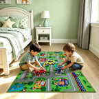 Mat for Children 80x150CM City Town Roads