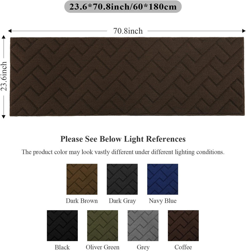 Mat Indoor Doormat Washable Dirt Trapper Non-Slip