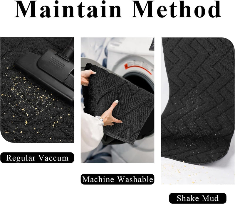 Mat Indoor Doormat Washable Dirt Trapper Non-Slip