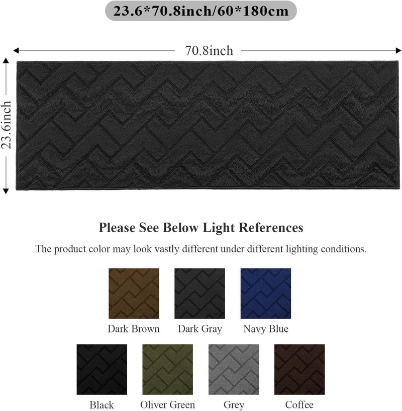 Mat Indoor Doormat Washable Dirt Trapper Non-Slip