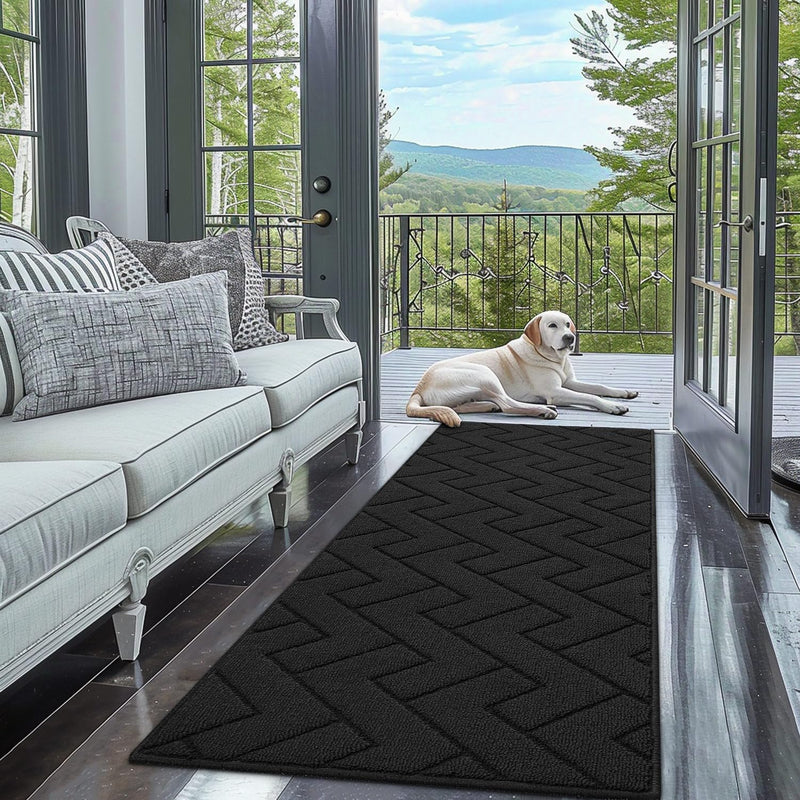 Mat Indoor Doormat Washable Dirt Trapper Non-Slip