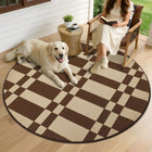 Brown Chercked Pattern