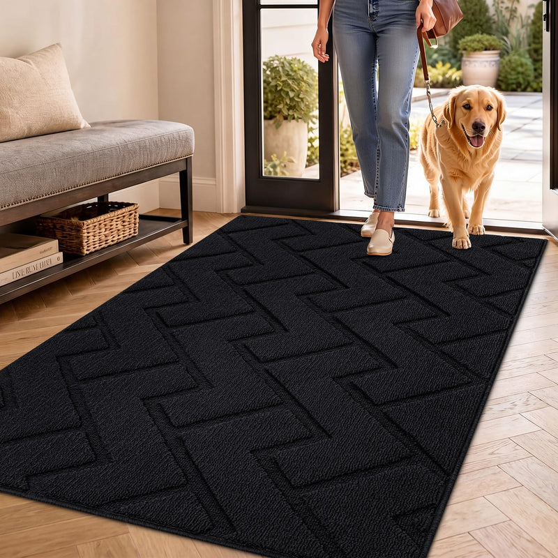 Mat Indoor Doormat Washable Dirt Trapper Non-Slip
