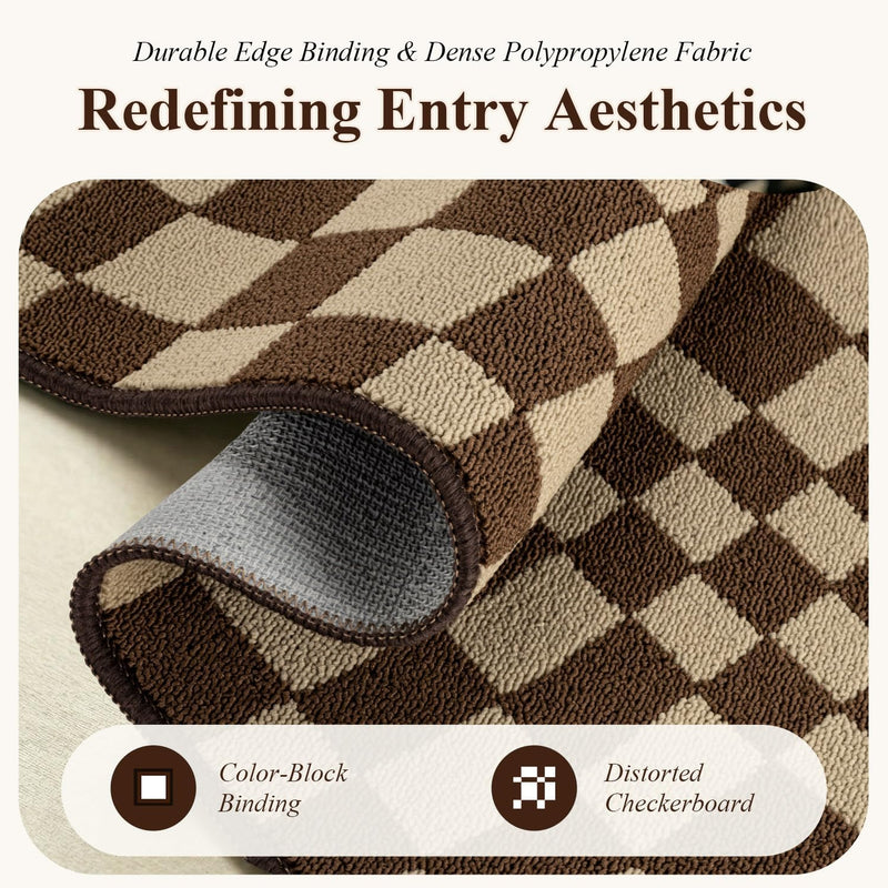 Mat Indoor Doormat Washable Dirt Trapper Non-Slip