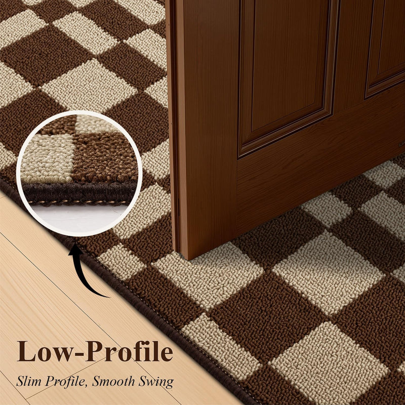 Mat Indoor Doormat Washable Dirt Trapper Non-Slip