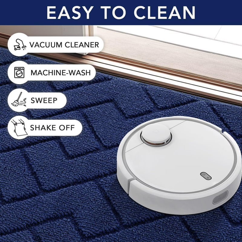 Mat Indoor Doormat Washable Dirt Trapper Non-Slip
