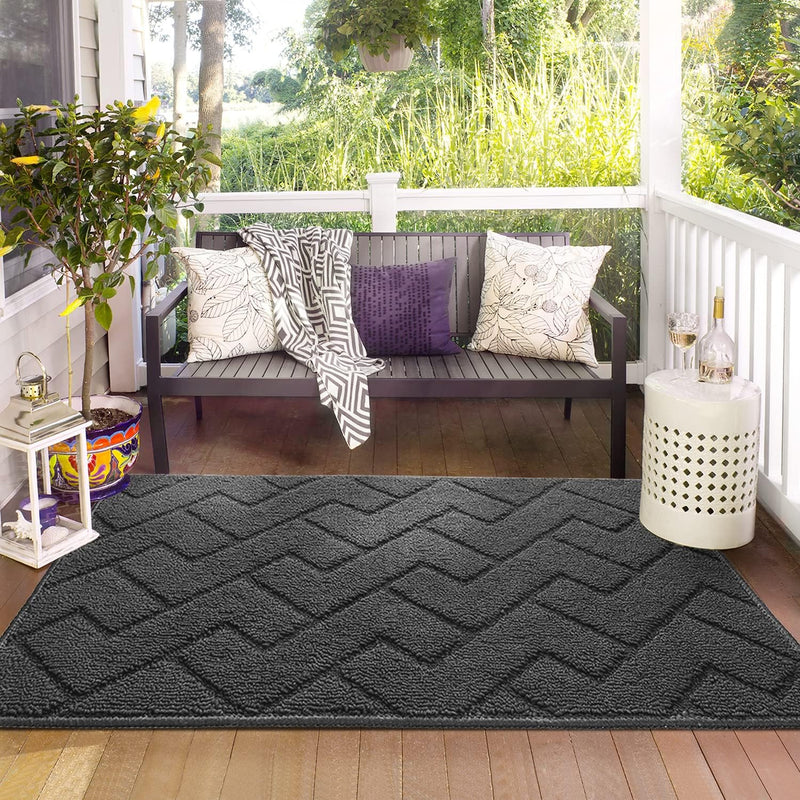 Mat Indoor Doormat Washable Dirt Trapper Non-Slip