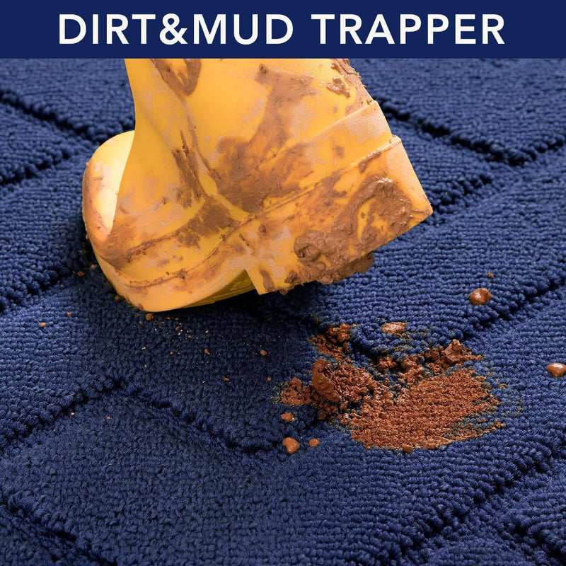 Mat Indoor Doormat Washable Dirt Trapper Non-Slip