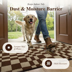 Mat Indoor Doormat Washable Dirt Trapper Non-Slip