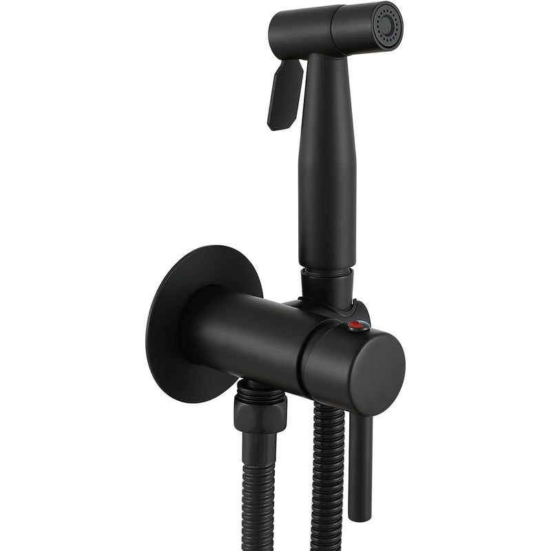 Matte Concealed Bidet Mixer Spray Set for Hot
