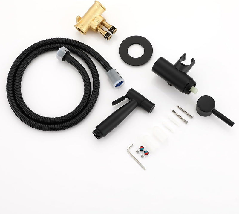 Matte Concealed Bidet Mixer Spray Set for Hot