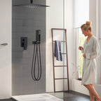 Matte Concealed Shower System Rainfall Head
