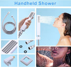 Matte Concealed Shower System Rainfall Head