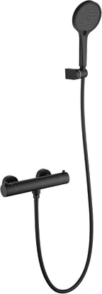 Matte Thermostatic Shower Mixer Combi Anti Scald 38degreesc