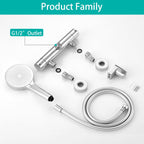 Matte Thermostatic Shower Mixer Combi Anti Scald 38degreesc