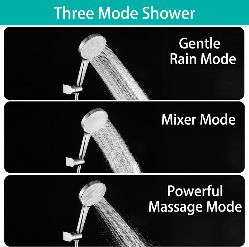 Matte Thermostatic Shower Mixer Combi Anti Scald 38degreesc