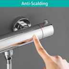 Matte Thermostatic Shower Mixer Combi Anti Scald 38degreesc