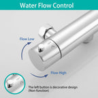 Matte Thermostatic Shower Mixer Combi Anti Scald 38degreesc