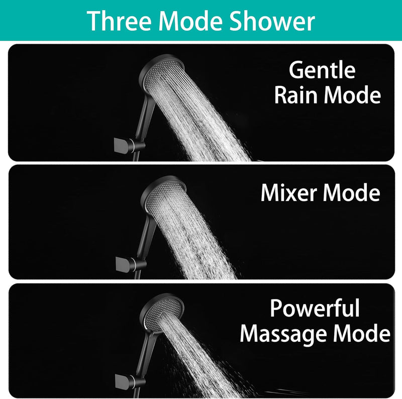 Matte Thermostatic Shower Mixer Combi Anti Scald 38degreesc