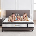Mattress 10.2 Inch Bed 7-Zone Pocket Sprung Medium