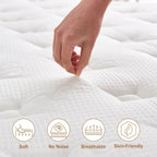 Mattress 10.2 Inch Bed 7-Zone Pocket Sprung Medium
