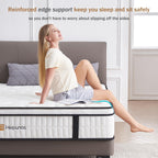 Mattress 10.2 Inch Bed 7-Zone Pocket Sprung Medium