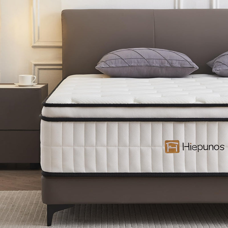 Mattress 10.2 Inch Bed 7-Zone Pocket Sprung Medium