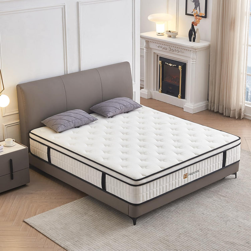 Mattress 10.2 Inch Bed 7-Zone Pocket Sprung Medium